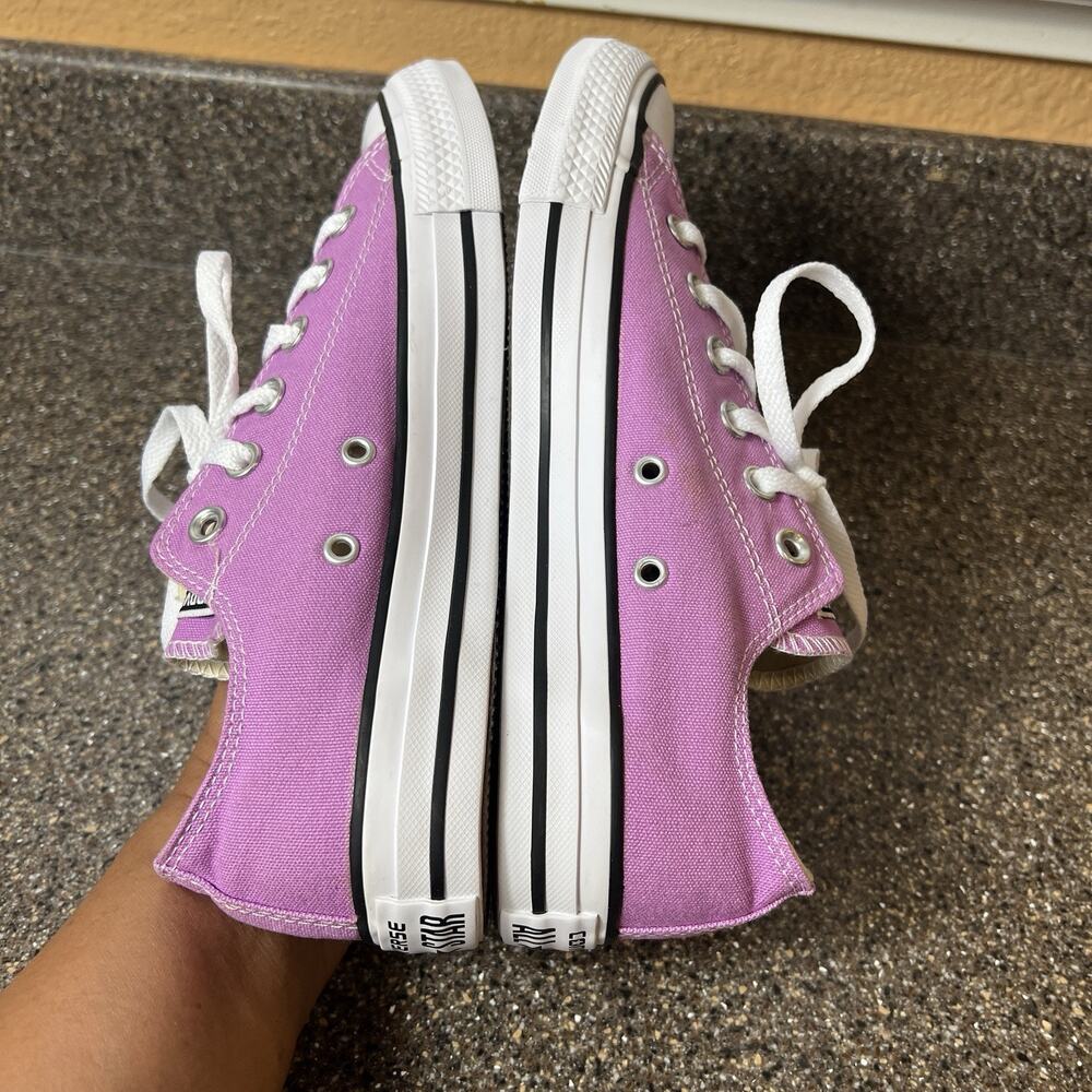 Converse All Star Classic Low Top Sneaker Purple/Pink Womens Sz 8 Lace Up Mens 6 - Picture 6 of 10
